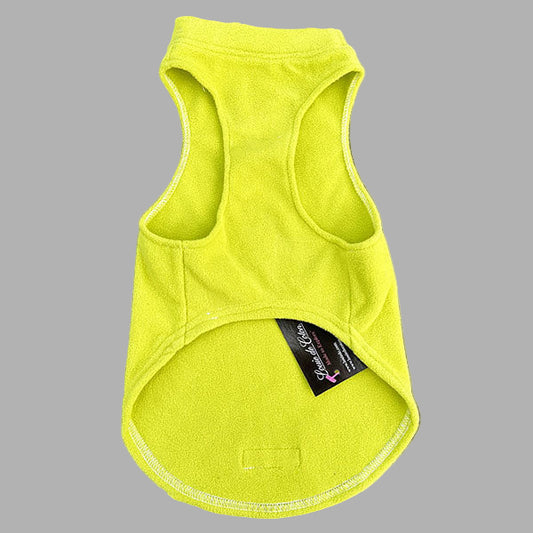 Cats - Calming Polartec®  Buttery Soft Fleece Shirt - Lime Green