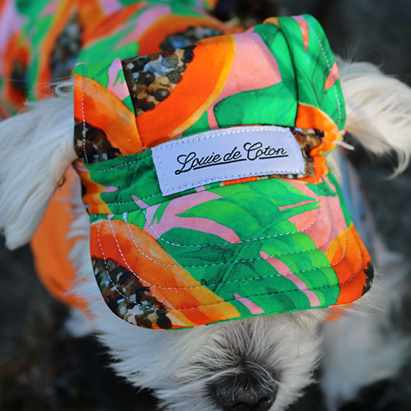 Cooling Dog Hat with UPF50+ Sweet Papaya