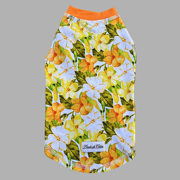 Calming Sleeveless Cooling Sun Tee UPF 50+ Flowers