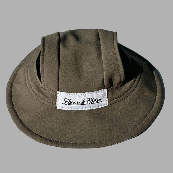 Waterproof Dog Hat -Polartec® NeoShell® - Olive