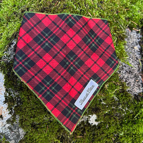 Designer Bandana - Holiday Plaid