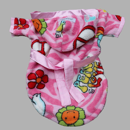 Peace & Love Handmade Ultra Plush Fleece Robe - Pink
