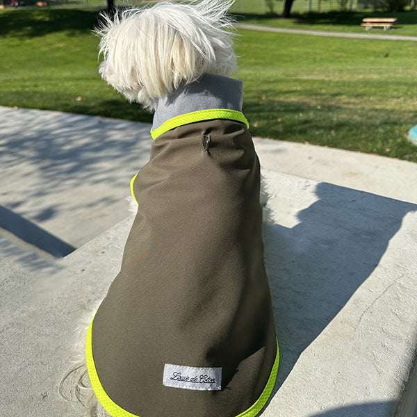 Waterproof Dog Hat - Olive – Louie de Coton