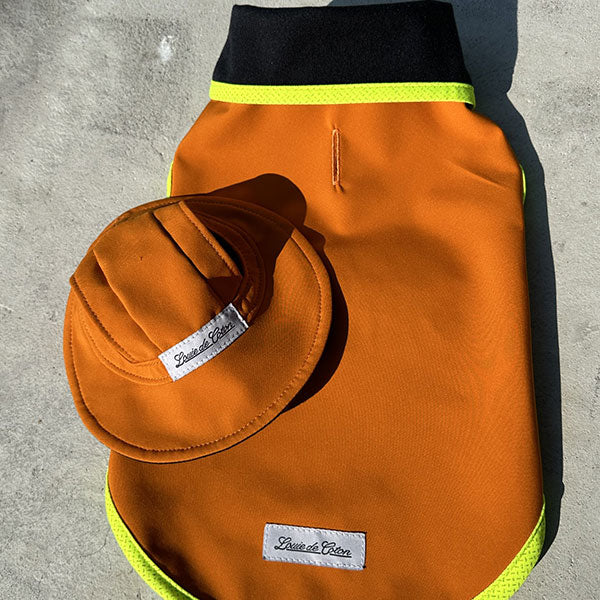 Waterproof Dog Hat - Polartec® NeoShell®- Sunset