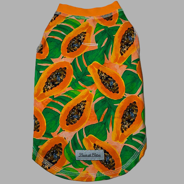 Calming Sleeveless Cooling Sun Tee UPF 50+ Papaya