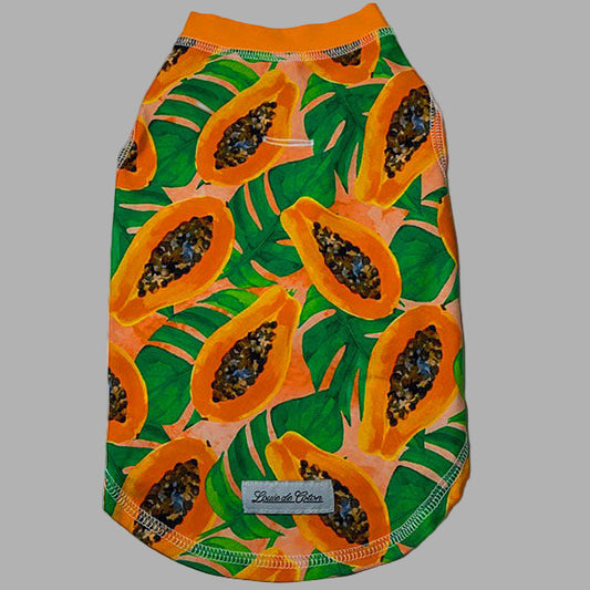Calming Sleeveless Cooling Sun Tee UPF 50+ Papaya