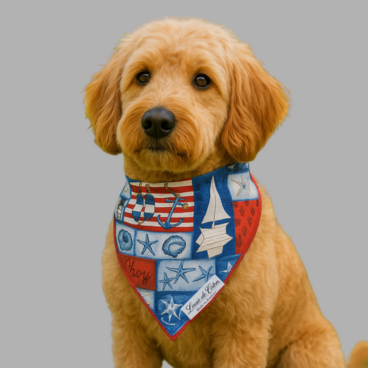 Sail & Tail – Nautical Bandana