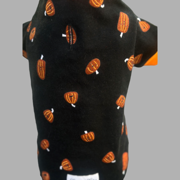 Cotton Shirt - Glittery Pumpkins