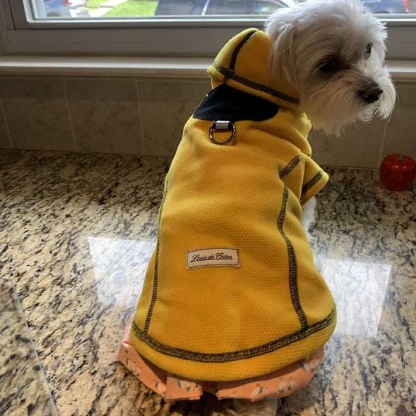 Calming Recycled Fleece Hoodie Jacket - Polartec® Thermal Pro® - Sun Flower