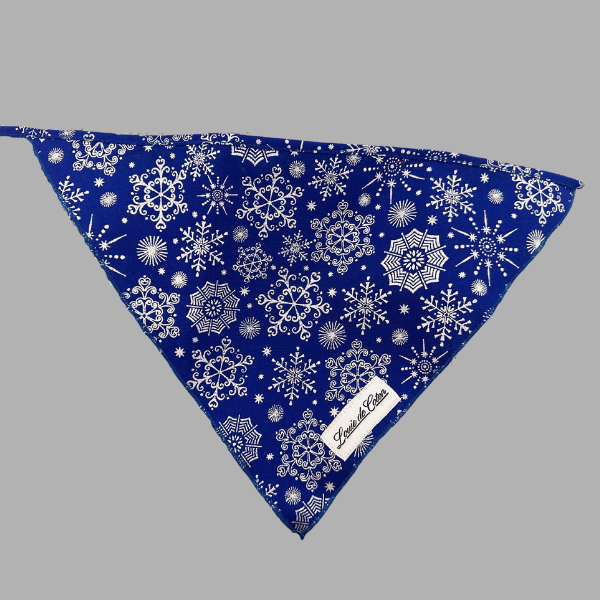 Bandana - Shiny Snow Flakes