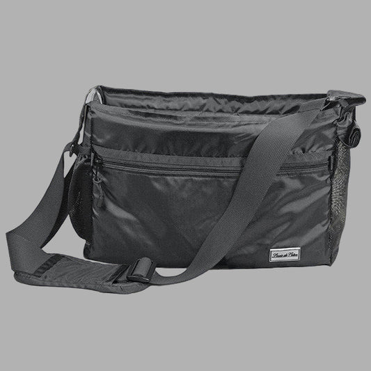 calming pooch sling bag, padded, waterproof nylon