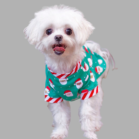 Handmade Cotton Shirts - Happy Santa