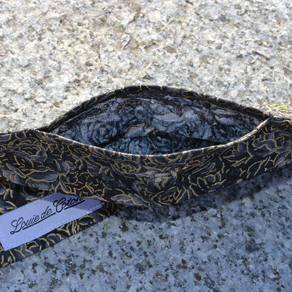 Handmade Cotton Face Mask - Gold Rose