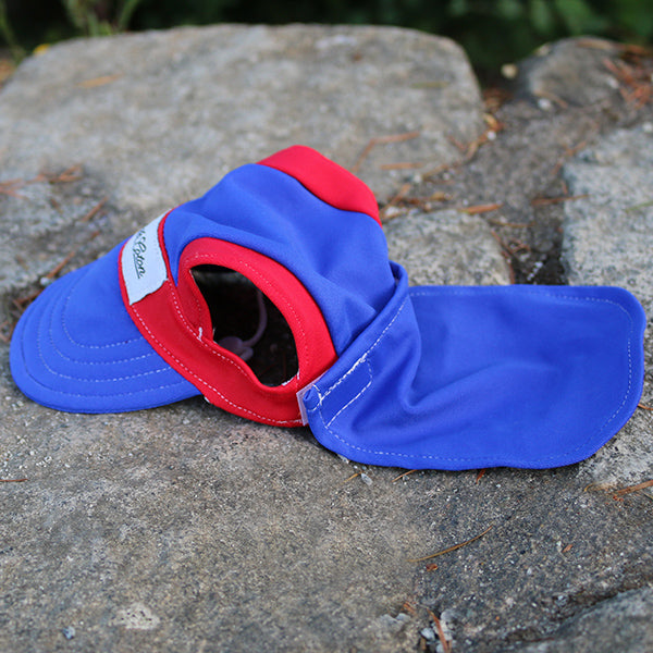 Cooling Dog Hat with UPF50+ - Royal Blast
