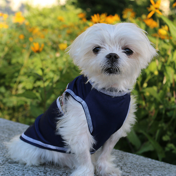 Limited Edition Calming Sleeveless Cooling Sun Tee UPF 50+ Navy