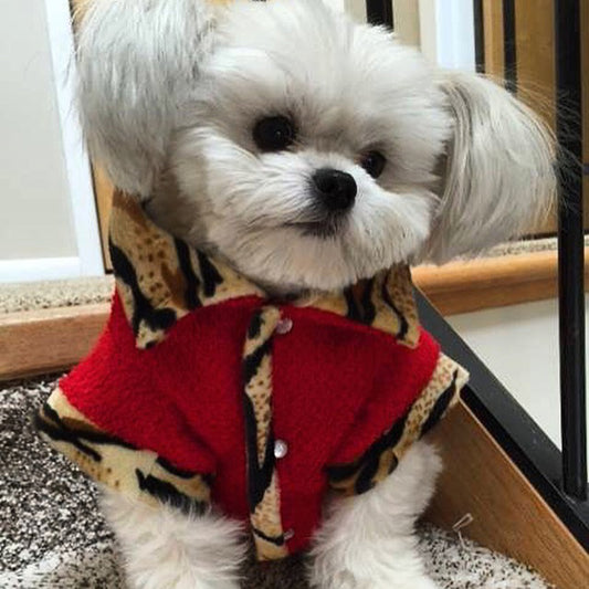 Furry Valentino Calming Fleece Jacket - Polartec® Thermal Pro® -Tiger