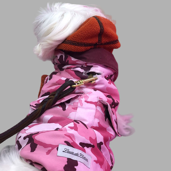 Insulated Reversible Puffer Jacket - PirmaLoft® - Pink Camo/Maroon