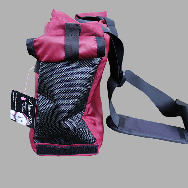 calming pooch sling bag, padded, waterproof nylon