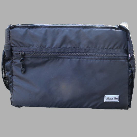 calming pooch sling bag, padded, waterproof nylon