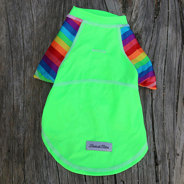 Limited Edition - Cooling UPF 50+ Sun Shirt - Neon Rainbow