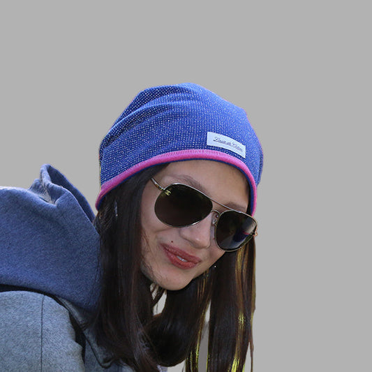 Reflective IllumiNITE Fleece Beanie For People - Pink