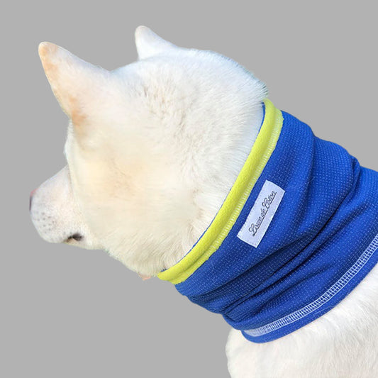 Reflective IllumiNITE Fleece Neck Warmer For People or Dogs - Green
