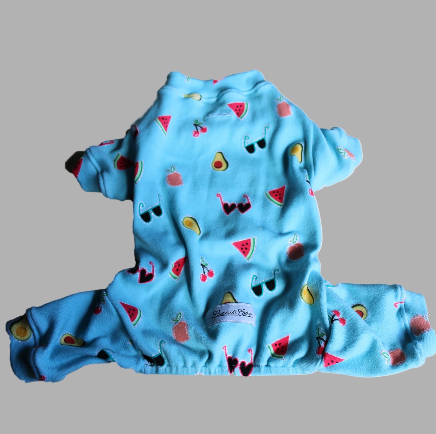 Handmade Cotton Pajamas - Glitter Watermelons