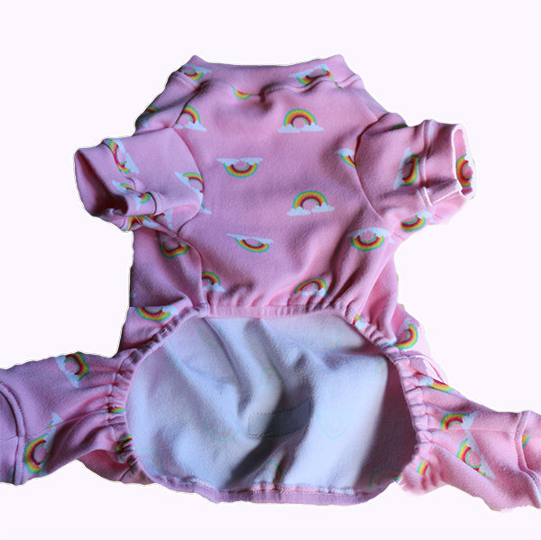 ALMOST GONE! - Handmade Cotton Pajamas - Rainbows