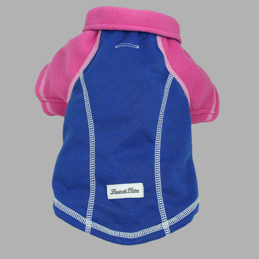 full length reflective outwear small dogs blue and pink