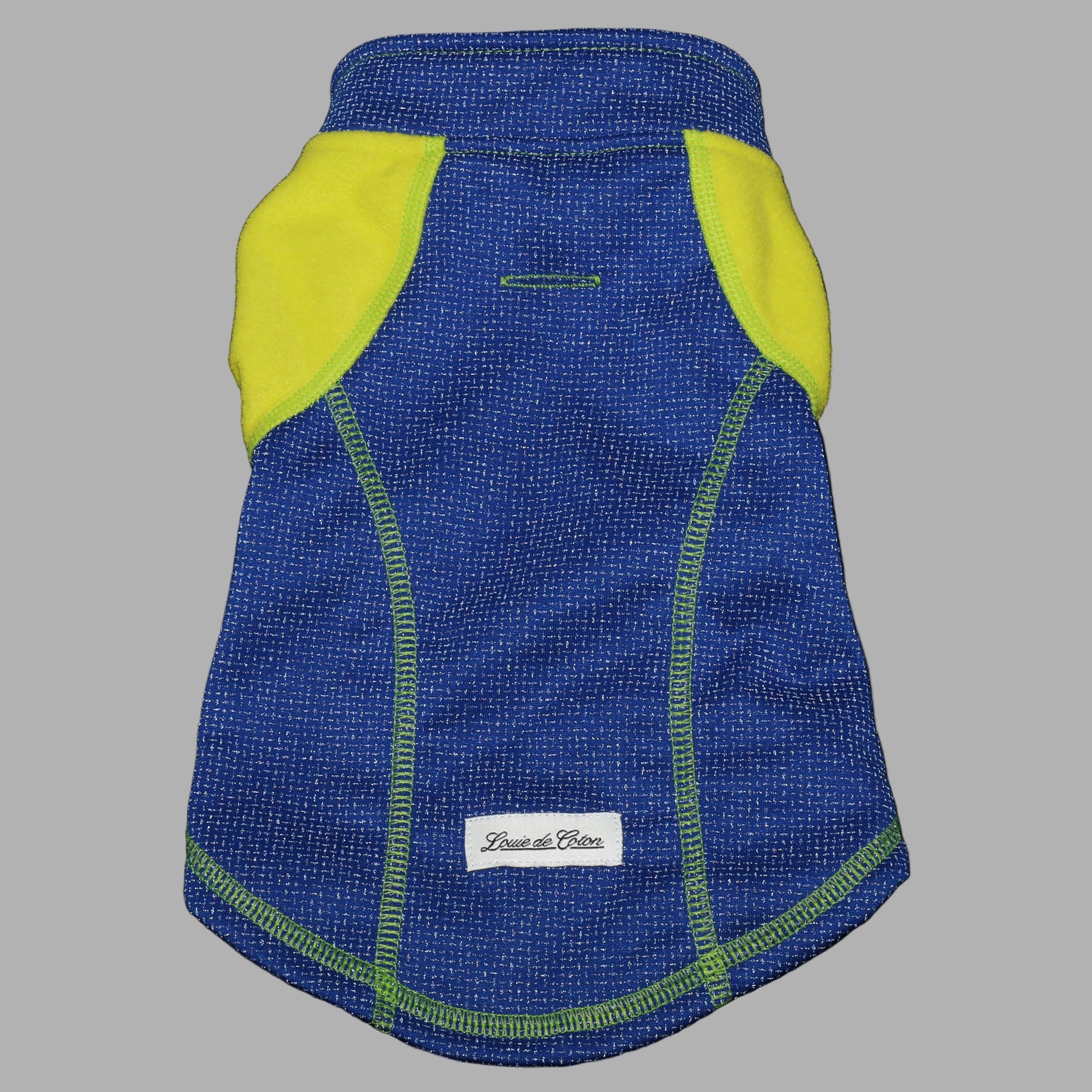 full length reflective outwear small dogs blue night view