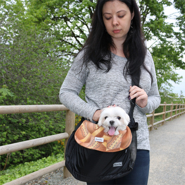 small dog carrier bag liner and blanket football pattern models