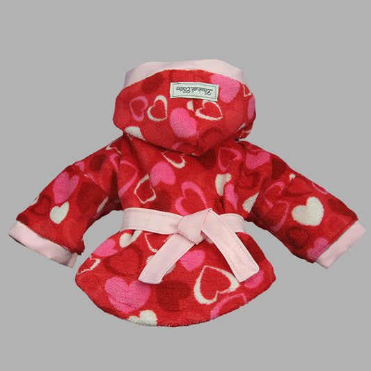 ALMOST GONE - Sweetheart Handmade Ultra Plush Fleece Robe