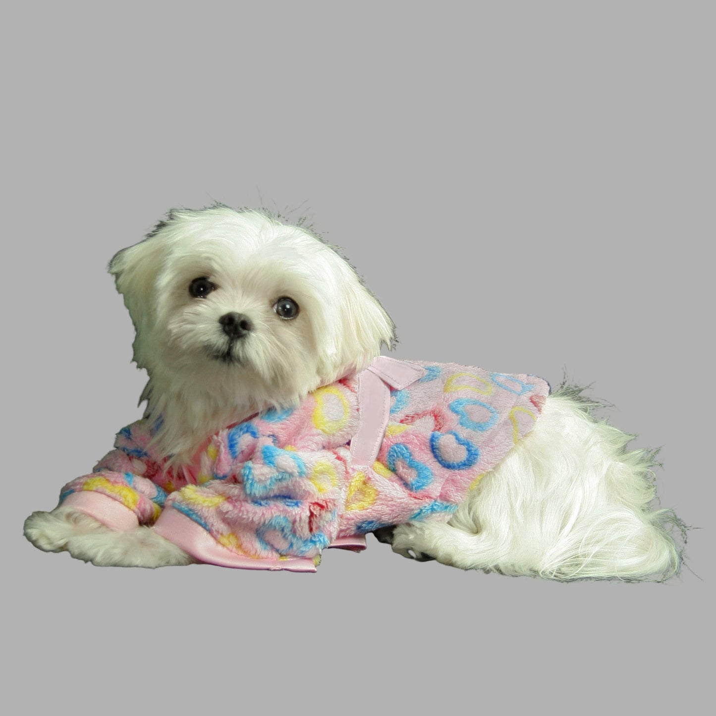 ALMOST GONE - Heart Candy Handmade Ultra Plush Fleece Robe