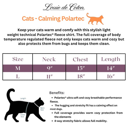 Cats - Calming Polartec®  Buttery Soft Fleece Shirt - Lime Green