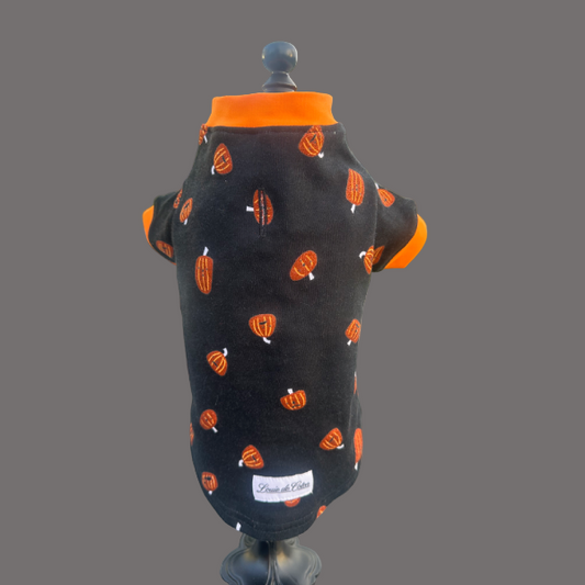 Cotton Shirt - Glittery Pumpkins