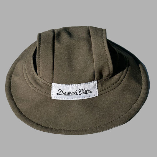 Waterproof Dog Hat -Polartec® NeoShell® - Olive