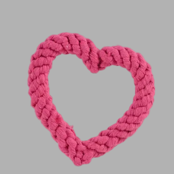 Dog Rope Toy - Light Red