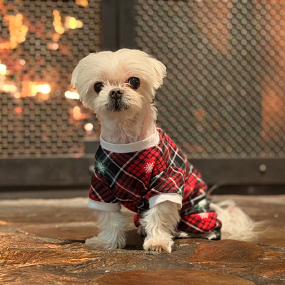 Handmade Cotton Pajamas - Snow Flakes