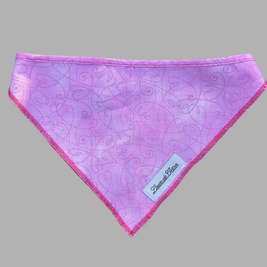 Critter Chic – Pink Heart Bandana