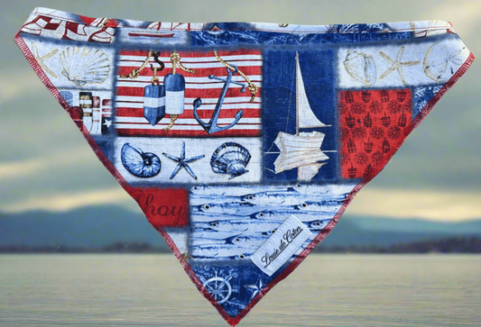 Sail & Tail – Nautical Bandana