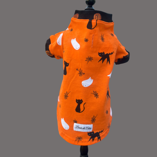 Cotton Shirt - Black Cats