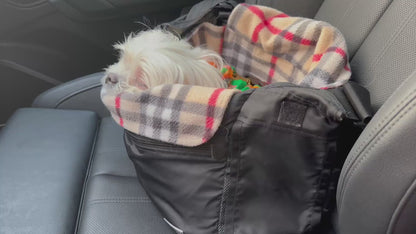 Bag Liner/Blanket - Cream Plaid