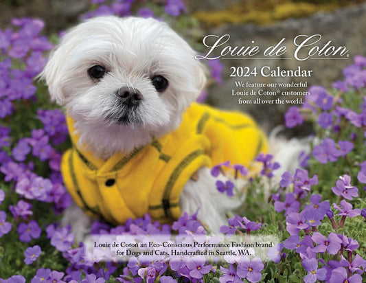 PRE ORDER - 2024 Designer Wall Calendar with US and Canada Dates & Support Maui Humane Society