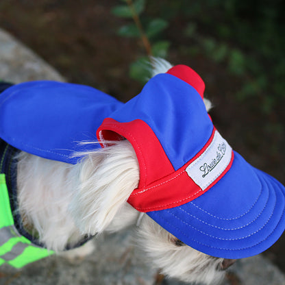 Cooling Dog Hat with UPF50+ - Royal Blast
