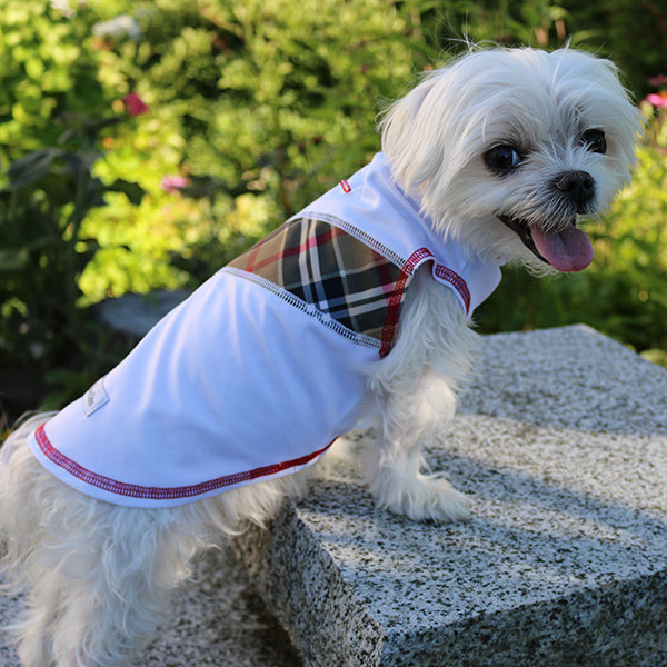 Calming Sleeveless Cooling Sun Tee UPF 50+ White