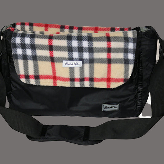 Bag Liner/Blanket - Cream Plaid