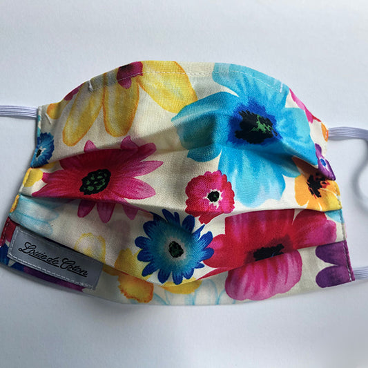 Handmade Cotton Face Protection - Flowers