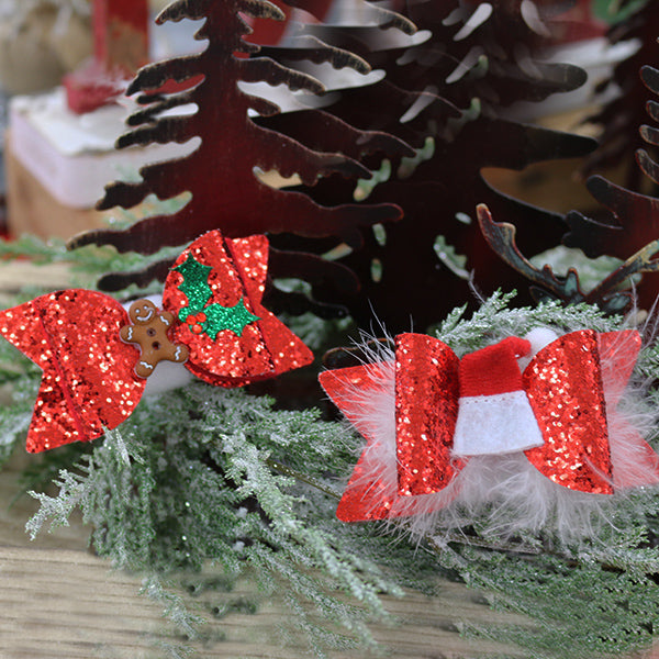 Holiday Glitter Bows