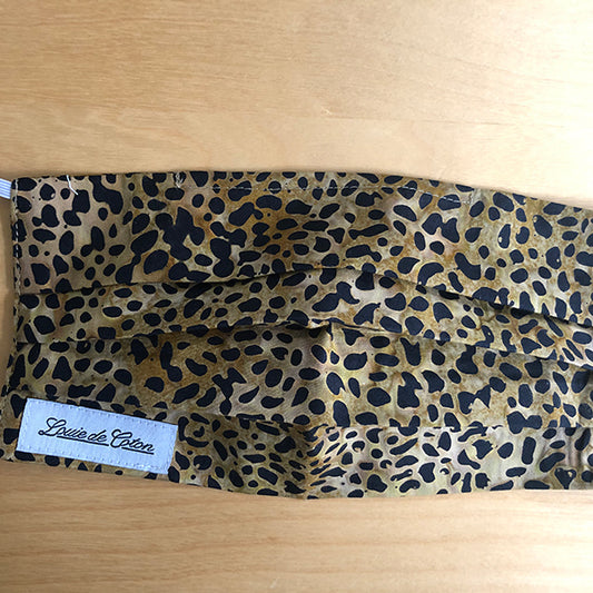 Handmade Cotton Face Protection - Leopard