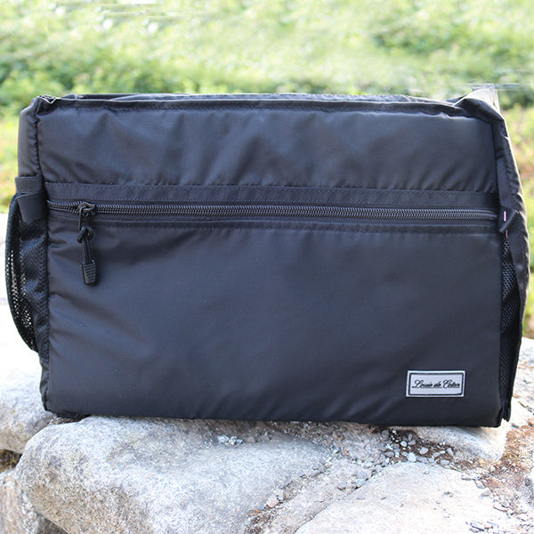 Calming Pooch Messenger Bag - Black